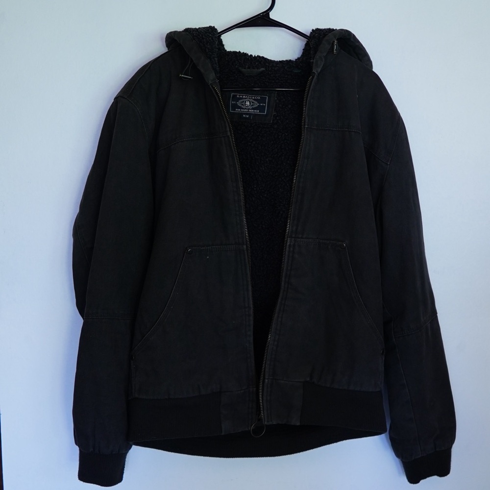 Men's green grey Hooded Jacket